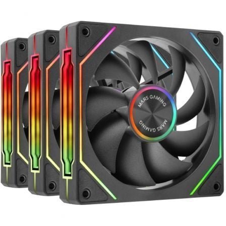 Pack 3 ventiladores mars gaming mf-linkfinitykit2/ 12cm/ argb - Imagen 4