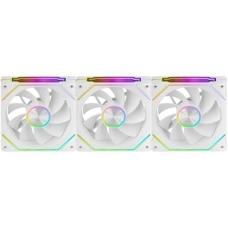 Pack 3 ventiladores invertidos mars gaming mf-linkfinitykit2r/ 12cm/ argb/ blancos - Imagen 5