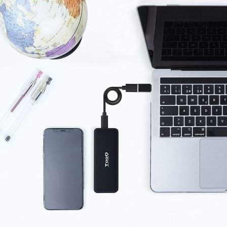 Caja externa para disco ssd m.2 nvme tooq tqe-2280b/ usb 3.1/ sin tornillos - Imagen 4