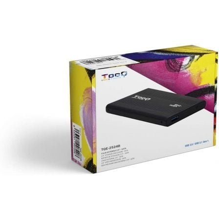 Caja externa para disco duro de 2.5" tooq tqe-2524b/ usb 3.1 - Imagen 5