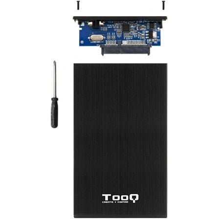 Caja externa para disco duro de 2.5" tooq tqe-2527b/ usb 3.1 - Imagen 3