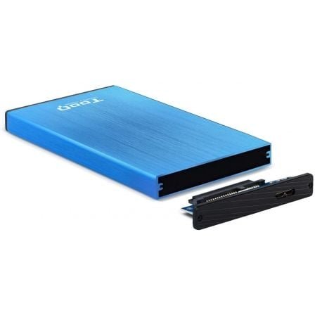 Caja externa para disco duro de 2.5" tooq tqe-2527bl/ usb 3.1 - Imagen 2