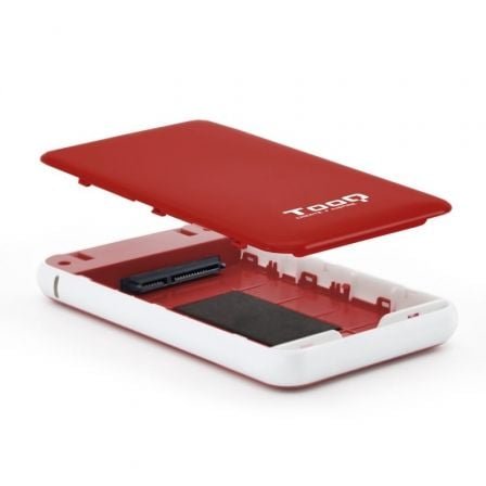 Caja externa para disco duro de 2.5" tooq tqe-2528r/ usb 3.1/ sin tornillos - Imagen 3