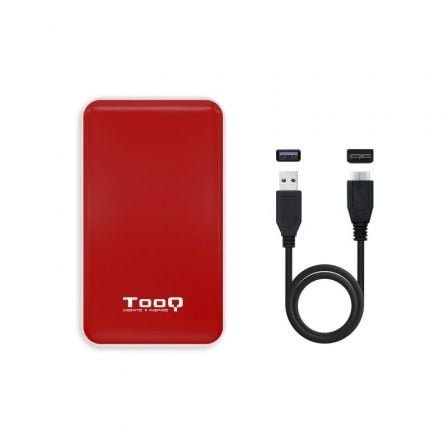 Caja externa para disco duro de 2.5" tooq tqe-2528r/ usb 3.1/ sin tornillos - Imagen 4
