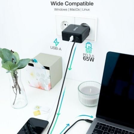 Cargador de portátil tooq tqlc-usbc65pd usb tipo-c/ 65w/ automático/ voltaje 5-20v - Imagen 4