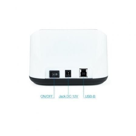 Docking station para discos duros tooq tqds-802bw - Imagen 2