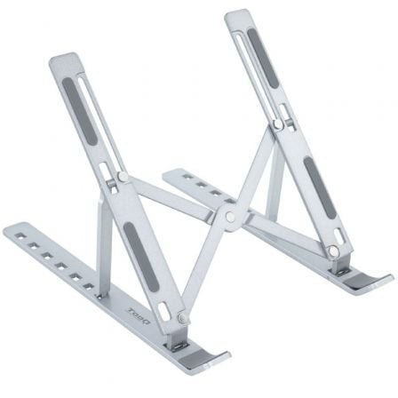Soporte tooq tqlrs0035-al para portátil/ tablet hasta 15"/ plata