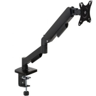 Soporte de mesa para monitor tooq db1733tnr-b/ giratorio/ inclinable/ hasta 9kg