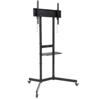 Soporte de suelo inclinable con ruedas tooq kefrén fs1150m-b para tv de 37-70"/ hasta 70kg