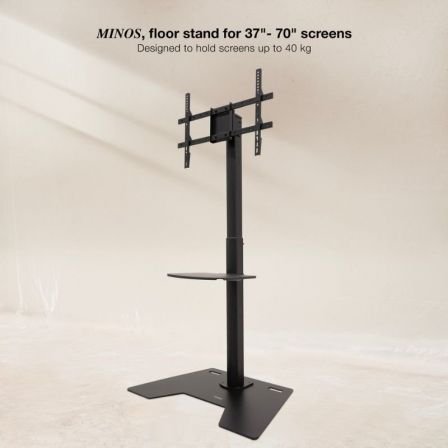 Soporte de suelo rotatorio/ajustable tooq fs2284m-b para tv de 37-70"/ hasta 70kg - Imagen 2