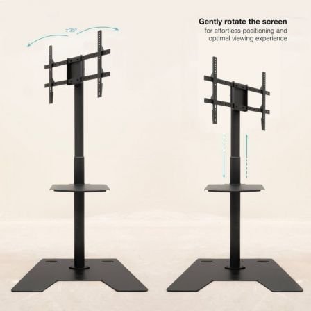 Soporte de suelo rotatorio/ajustable tooq fs2284m-b para tv de 37-70"/ hasta 70kg - Imagen 4