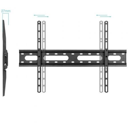 Soporte de pared inclinable tooq lp1082f-b para tv de 37-80"/ hasta 45kg - Imagen 2