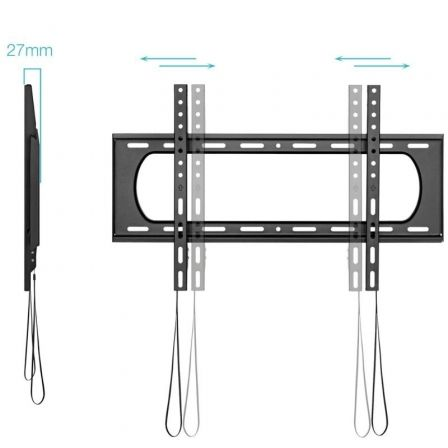 Soporte de pared tooq lp1084f-b para tv de 37-80"/ hasta 80kg - Imagen 3