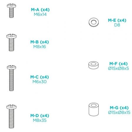 Soporte de pared tooq lp1084f-b para tv de 37-80"/ hasta 80kg - Imagen 5