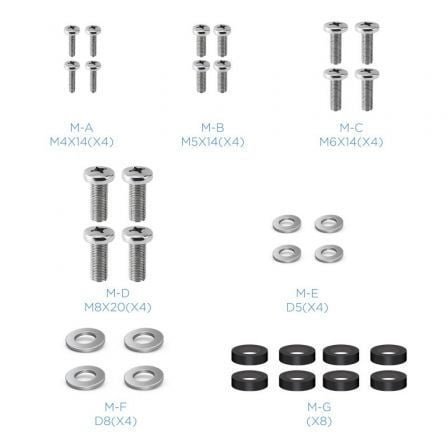 Soporte de pared fijo inclinable tooq lp1342t-b para tv de 23-42"/ hasta 35kg - Imagen 4