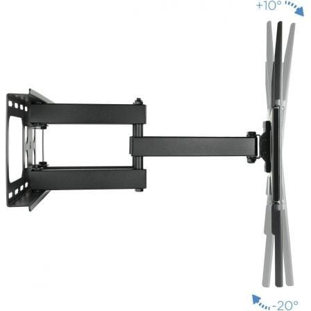 Soporte de pared orientable / inclinable tooq lp6270tn-b para tv de 37-70"/ hasta 50kg - Imagen 3