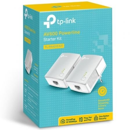 Adaptador powerline tp-link tl-pa4010kit 600mbps/ alcance 300m/ pack de 2 - Imagen 4