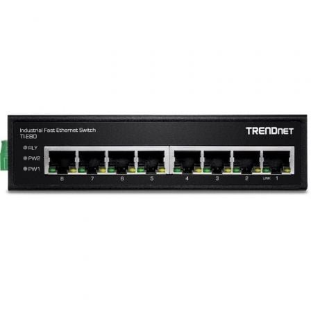 Switch trendnet ti-e80 8 puertos/ rj-45 gigabit 10/100 - Imagen 2