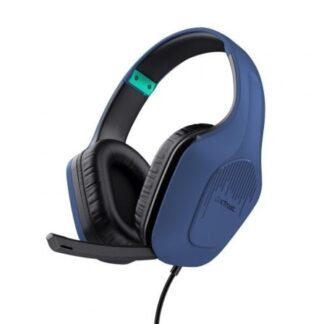 Auriculares gaming con micrófono trust gaming gxt 415 zirox/ jack 3.5/ azules