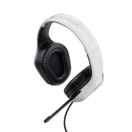 Auriculares gaming con micrófono trust gaming gxt 415 zirox/ jack 3.5/ blancos - Imagen 2