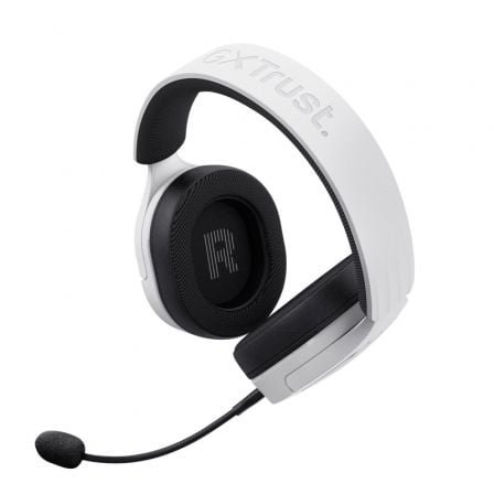 Auriculares gaming con micrófono trust gaming gxt 489 fayzo/ jack 3.5/ blancos - Imagen 2