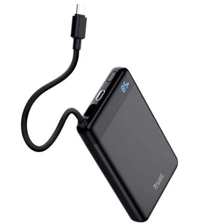 Batería externa/powerbank trust fiera 10000mah/ 20w/ incluye cable usb tipo-c - Imagen 2