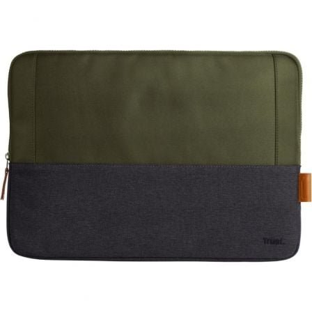 Funda trust lisboa para portátiles hasta 16"/ verde