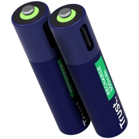 Pack de 2 pilas aaa trust 25585/ recargables - Imagen 2