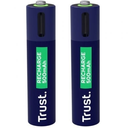 Pack de 2 pilas aaa trust 25585/ recargables - Imagen 4