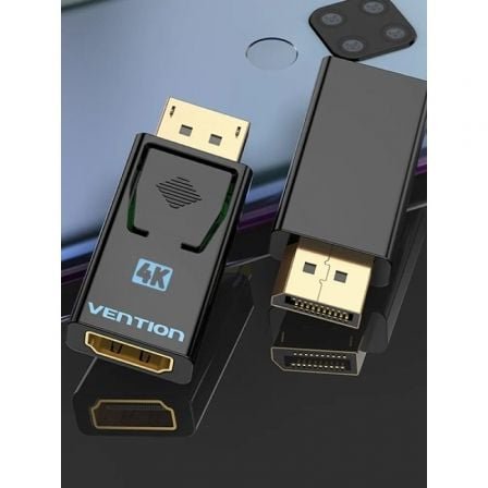 Adaptador vention hbmb0/ displayport macho - hdmi hembra - Imagen 2