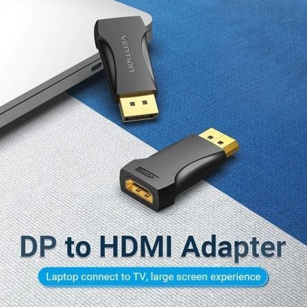 Adaptador vention hbob0/ displayport macho - hdmi hembra - Imagen 2
