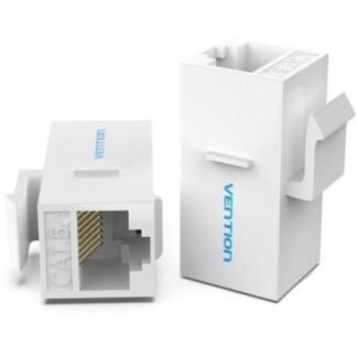 Adaptador conector rj45 vdd-b07-w cat5 utp/ rj45 hembra - rj45 hembra/ blanco