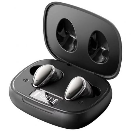 Auriculares bluetooth vention tiny t13 nbnb0 con estuche de carga/ autonomía 6h/ negros