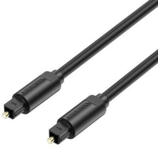 Cable de audio de fibra óptica vention baebf/ 1m/ negro