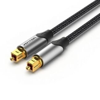 Cable de audio de fibra óptica vention bavhf/ 1m/ gris