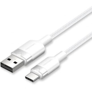 Cable usb 2.0 tipo-c vention ctnwf/ usb tipo-c macho - usb macho/ hasta 60w/ 480mbps/ 1m/ blanco