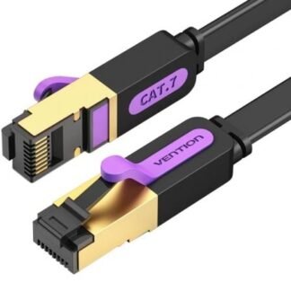 Cable de red rj45 stp vention icabl cat.7/ 10m/ negro