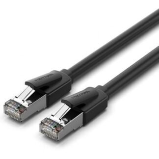 Cable de red rj45 utp 26awg vention ikkbj cat.8/ gaming/ 5m/ negro