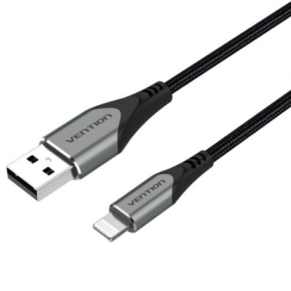 Cable usb 2.0 lightning vention labhg/ usb macho - lightning macho/ 1.5m/ gris