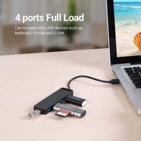 Hub usb 2.0 vention chmbd/ 4xusb - Imagen 5