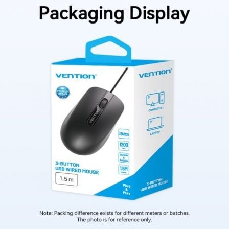 Ratón vention ktabg/ hasta 1200 dpi - Imagen 5