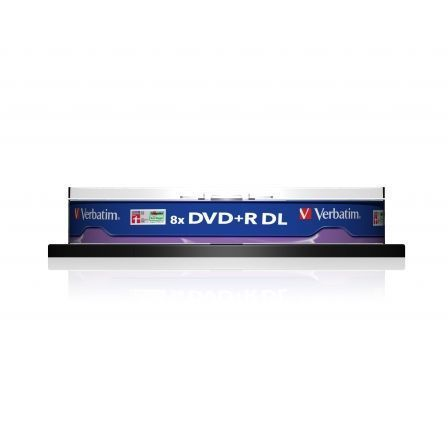 Dvd+r doble capa verbatim advanced azo 8x/ tarrina-10uds - Imagen 2