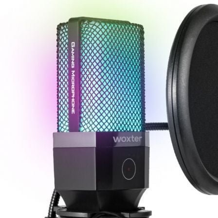 Micrófono woxter mic studio 65 rgb/ usb 2.0 - Imagen 3