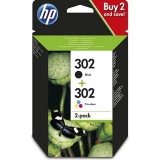 Cartucho de tinta original hp nº302 multipack/ negro/ tricolor