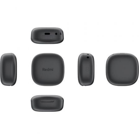 Auriculares bluetooth xiaomi redmi buds 6 play con estuche de carga/ autonomía 7h/ negros - Imagen 4