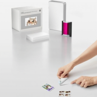 Papel fotográfico para sublimación xiaomi portable dye-sublimation photo paper stickers/ 5 x 7.6cm/ 50 hojas