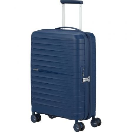 Maleta de Cabina American Tourister FastForward Spinner Expansible 55cm/ 55x40x23cm/ 4 Ruedas/ Azul Marino - Imagen 2