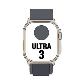 Apple watch ultra 3/ gps/ cellular/ 49mm/ caja titanio negro/ correa loop alpine negra s
