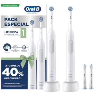 Cepillo dental oral-b laboratory profesional 1 pack especial/ 2 cepillos/ incluye 2 repuestos