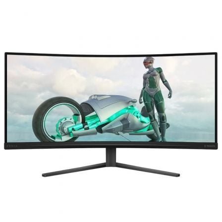 Monitor gaming curvo philips evnia 5000 34m2c3500l 34"/ wqhd/ 0.5ms/ 180hz/ va/ negro